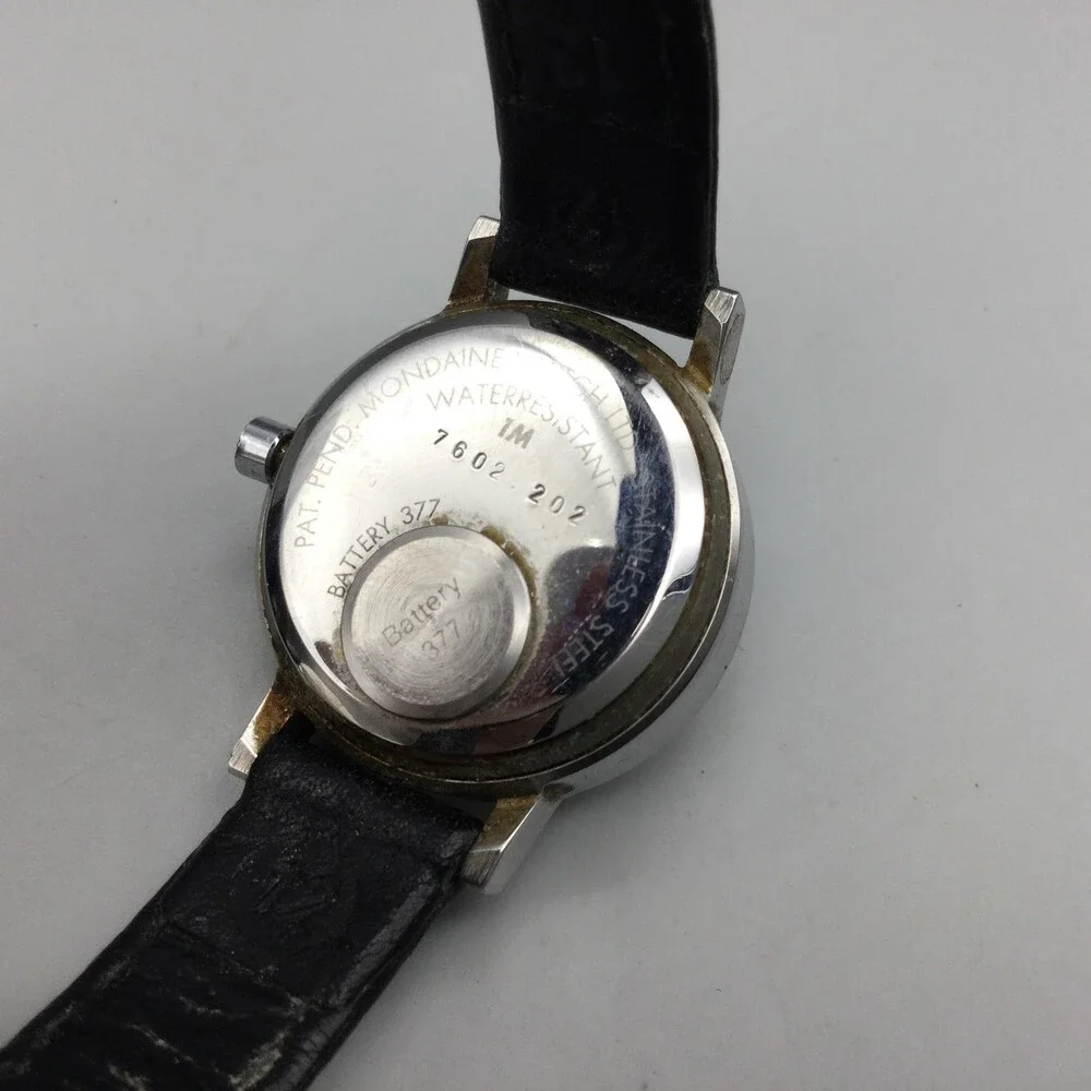 Mondaine Railways SBB CFF FFS Women Watch 26mm Stainless Leather New Battery